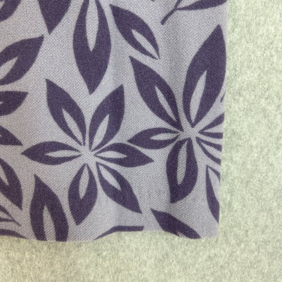 Boden Size 12 UK/8 US Regular Purple Floral Patterned Wool Blend Skirt Pencil - Picture 4 of 14
